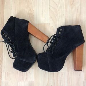 Jeffrey Campbell Suede Lita Booties